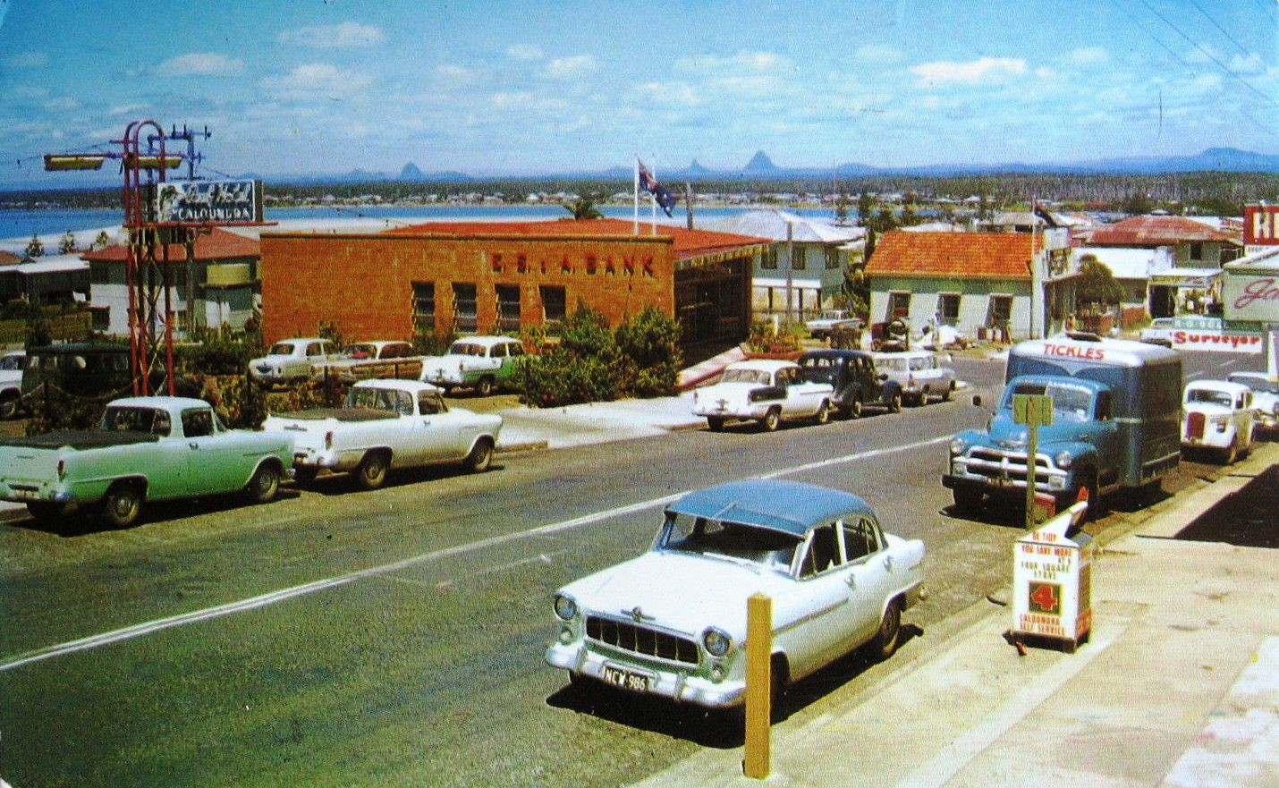 Sunshine Coast Low Roofing Landscape: View of Caloundra, 1961